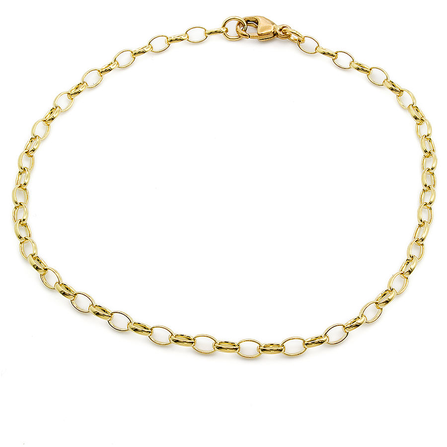 9ct gold 8 inch belcher Bracelet